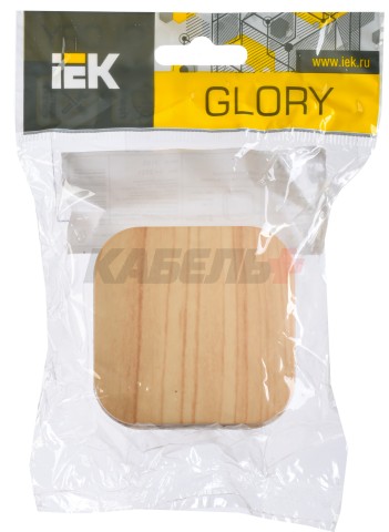 GLORY Выключатель 1-клавишный для открытой установки ВС20-1-0-ХС сосна IEK