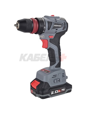 Аккумуляторный бесщеточный шуруповерт MKBL-18BM (Li-ion-2шт, 18В-2.0Ач, съемный патрон, З/У, 0,8-10мм, кейс)