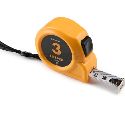 Рулетка INSTRUMAX HELPER 3 с автостопом (3м; лента:16мм; нейлоновое покрытие; класс 2)