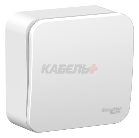 BLANCA О/У 1-клавишный ВЫКЛЮЧАТЕЛЬ (сх.1) ИЗОЛ.ПЛ., 6А, 250В, БЕЛЫЙ