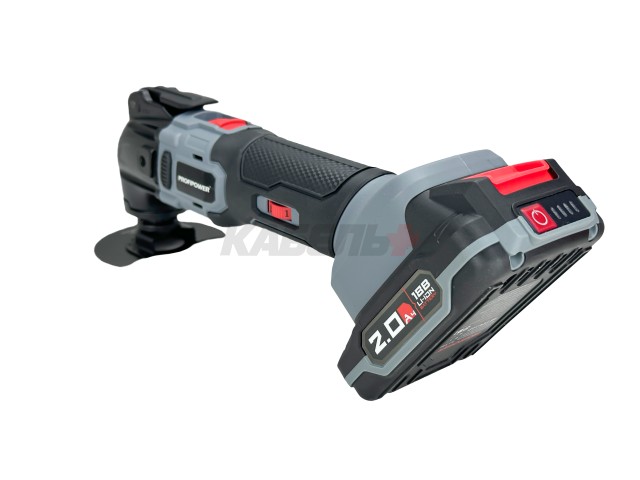 Аккумуляторный реноватор ProfiPower MKDTM-18V (2шт. 2.0Ач, 0-18000кол/мин., 4,0°. насадок 6шт, З/У, коробка) УЛУЧШЕННАЯ СЕРИЯ