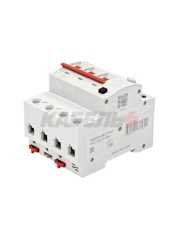 Дифавтомат YON max типа MDR, 3P+N, 30mA, 16A, хар-ка C, 6kA, тип A DKC