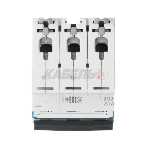 Автоматический выключатель DX3-E C 2A 3P 6kA 3M