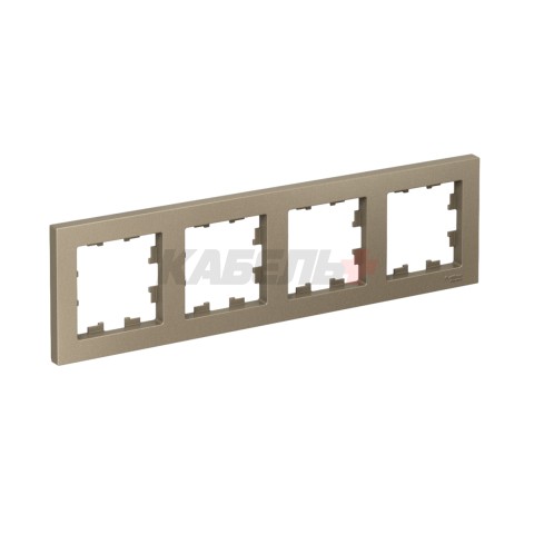 ATLASDESIGN 4-постовая РАМКА, универсальная, ШАМПАНЬ