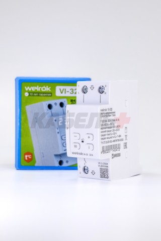Реле напряжения с контролем тока Welrok VI-32