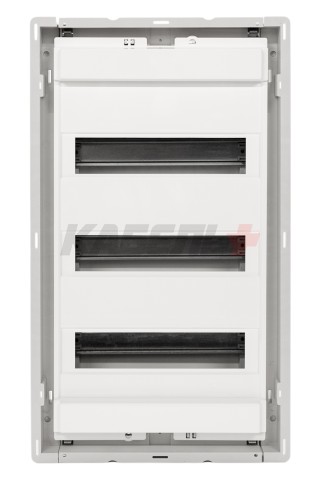 U36FP, Щит встраиваемый, 3 ряда, 36+6 мод., прозрач. дверца, IP40