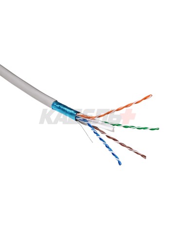 ITK Витая пара F/UTP кат.6 4х2х23AWG LSZH нг(А)-HF серый (305м) РФ/Т