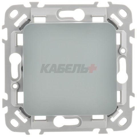 FLITE Выключатель 1-клавишный 10А ВС11-1-0-ФлС серый IEK