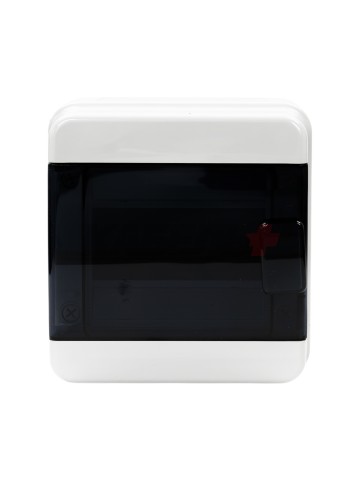 TEKFOR Корпус пластиковый КМПн-6 IP65 черная прозрачная дверь IEK