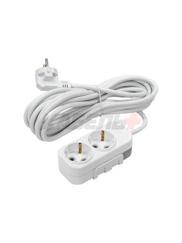 EL-BI,Myra,удлинитель 2гн5м с/з белый,527-010205-221