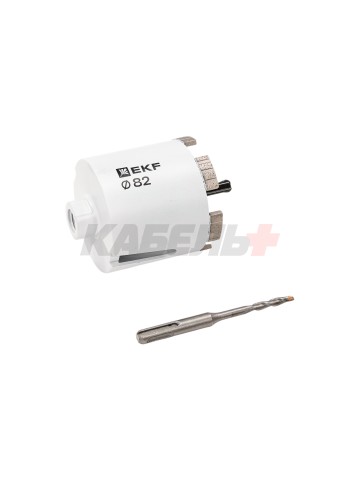 Коронка алмазная Turbo Fast 82 DCH-82TRB Laser M16 EKF Expert