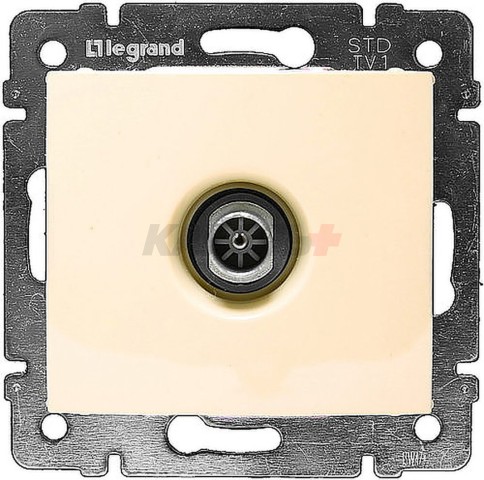 Valena - Розетка TV проходная 10dB, сл.кость