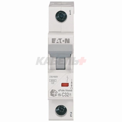 Авт. выключатель HN-С25/1, 1P, 32A, хар-ка C, 6kA