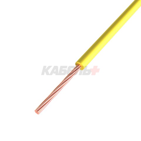 Провод ПГВА 1х0,75мм², желтый, бухта 100м REXANT