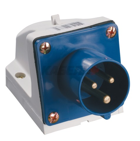 Вилка стационарная ССИ-513 2P+PE 16А 200-250В IP44 IEK