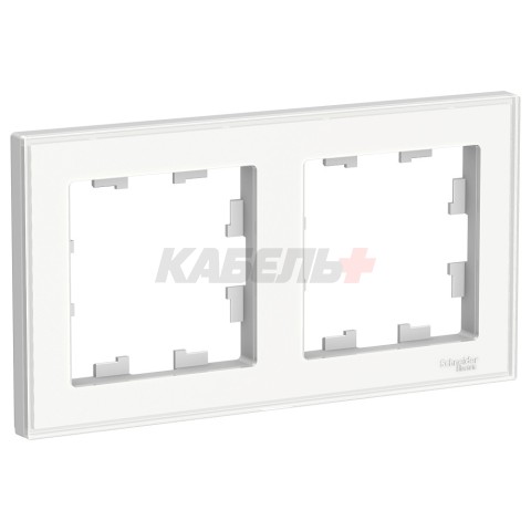 ATLASDESIGN ART 2-постовая РАМКА, БЕЛЫЙ