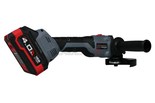 Аккумуляторная бесщеточная E0080 УШМ PROFIPOWER MKDGA-20V (20В, Li-ion-2шт, 4Ач, 125 мм, 0-9000 об/мин, З/У, кейс)