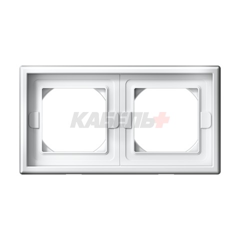 ARTGALLERY 2-постовая РАМКА IP44, БЕЛЫЙ