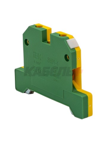 Зажим наборный ЗНИ-4PEN 4мм2 (JXB-земля) IEK