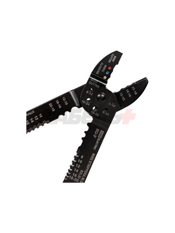 Клещи обжимные КО-У, универсальные (обжим, зачистка, винторез), "МастерЭлектрик" TDM