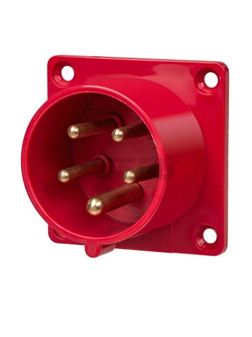 Вилка 615 скрытая 3P+PE+N 16А 380В IP44 TDM