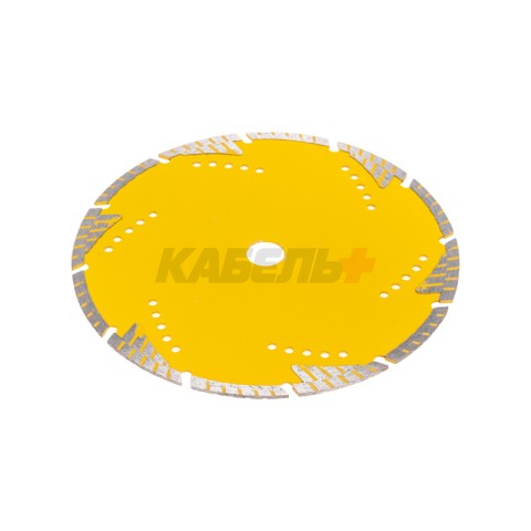 Диск алмазный отрезной Turbo сегментный с защитными секторами, 230х22,2x10мм KRANZ