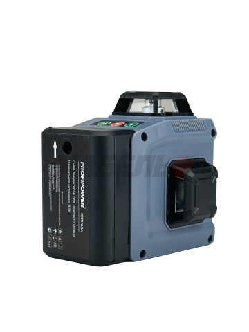 Лазерный нивелир E0214 ProfiPower NL-12G (12 лучей, лазер - зеленый, Li-ion - 1шт, пульт ДУ, переходник, З/У, сумка-чехол)