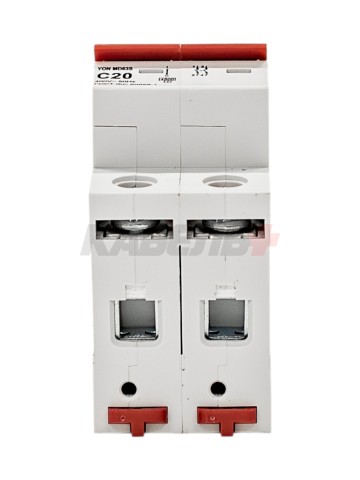 Автоматический выключатель YON max типа MD63S, 4,5кА, 2 полюса, хар-ка C, 20А DKC