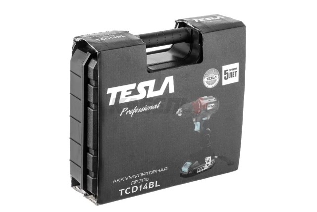 Дрель-шуруповерт аккумуляторная TESLA TCD14BL