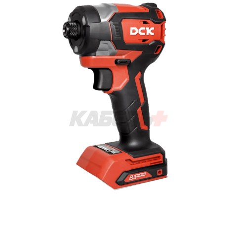 Дрель-шуруповерт аккум DCK KDPL208 2*4А/ч, HEX-impact, 208нм, 3 скорости, подсветка