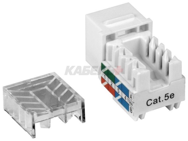 Модуль RJ45 Keystone Cat. 5e UTP // TWT