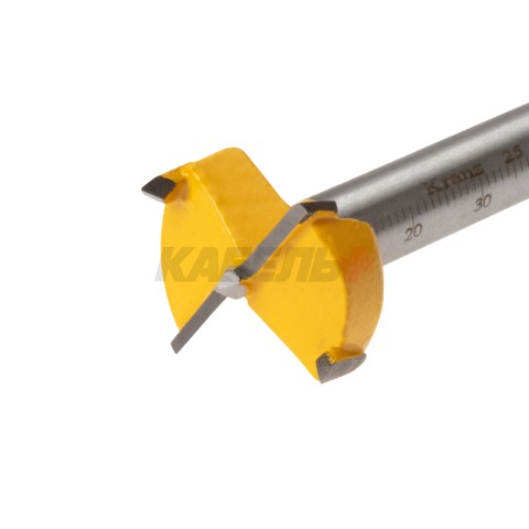 Сверло Форстнера по дереву, 25мм, цилиндрический хвостовик KRANZ