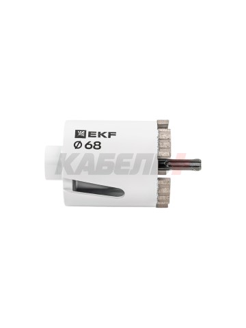 Коронка алмазная Turbo Fast 68 DCH-68TRB Laser M16 EKF Expert
