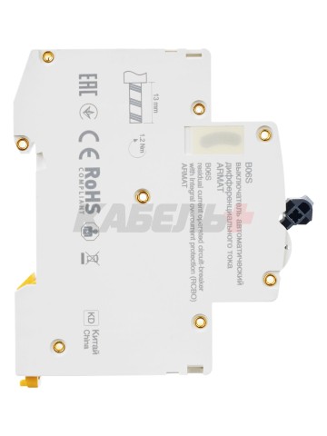 ARMAT Дифавтомат B06S 1P+NP C25 30мА тип A (18мм) IEK