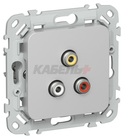 FLITE Розетка RCA РАрса-ФлА алюминий IEK