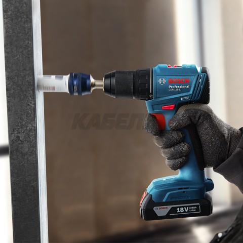 Шуруповерт GSR 185 LI аккумуляторный (50Nm / 2*2,0 Ah / BL / Кейс), BOSCH
