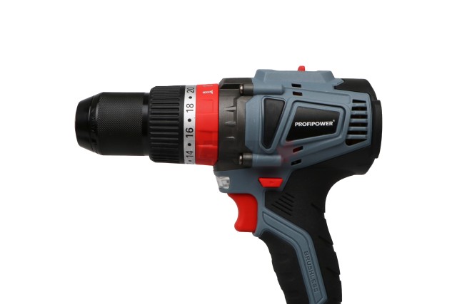 Аккумуляторная дрель бесщеточная ударная ProfiPower MKDHP-18V (Li-ion-2шт, 4.0Ач, 90Нм, 2 скорости, З/У, кейс)