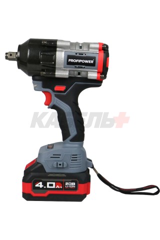 Аккумуляторный бесщеточный E0286 НАБОР 2в1 PROFIPOWER ProfiSet-2H20 (Li-ion-2шт 20В, 4.0Ач, З/У, коробка, E0080, E0186)