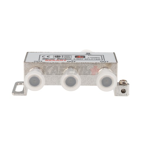 Делитель ТВх3 под F-разъем, 5-1000МГц, Silver (4 F-разъема в комплекте) REXANT