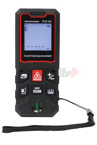Дальномер лазерный E0269 PROFIPOWER 80 метров PLD-80