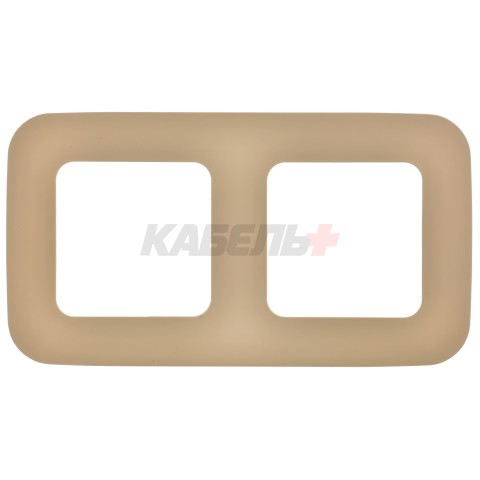 FLITE Рамка 2-местная РУ-2-А-ФлХ хаки IEK