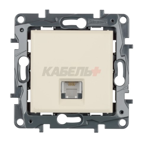 Structura - Розетка телефонная 1хRJ-11 4 конт. (сл.кость)
