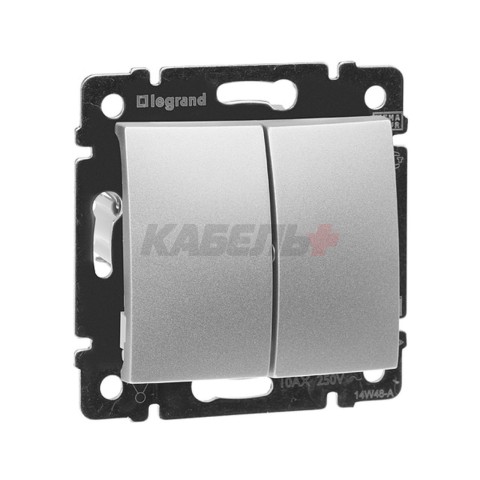 Выключатель 2клав АЛМ VLN