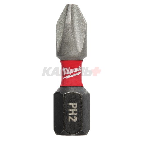 Бита Shockwave PH2 25 мм (2 шт), MILWAUKEE