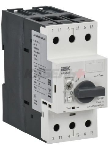ARMAT Автоматический выключатель защиты двигателя B6 GV2P 32-45А IEK