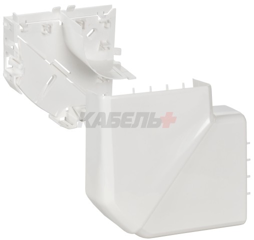 DLP Угол плоский 90град для кабель-канала 150х50мм белый