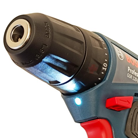 Шуруповерт GSR 120-LI аккумуляторный (30Nm / 2*2.0Ah / Кейс), BOSCH