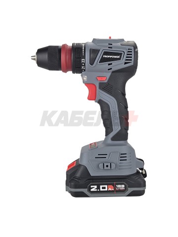 Аккумуляторный бесщеточный шуруповерт MKBL-18BM (Li-ion-2шт, 18В-2.0Ач, съемный патрон, З/У, 0,8-10мм, кейс)