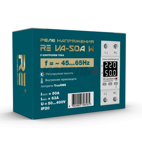 Реле напряжения/тока RE VA-50A W