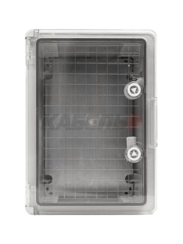 ПАНЕЛЬ ABS С ПЛАСТИКОВОЙ ПРОЗРАЧНОЙ КРЫШКОЙ 25X35X13